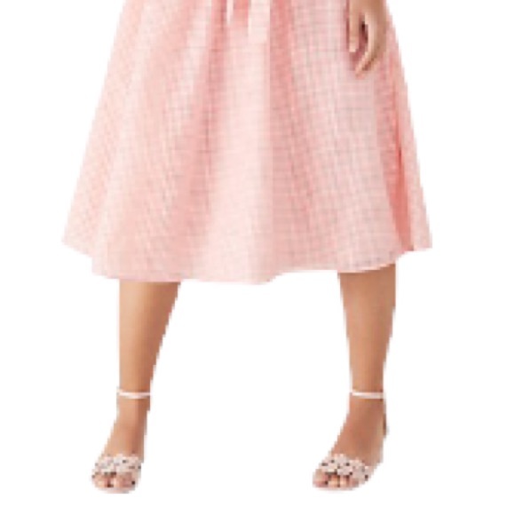 ♠️kate spade Daisy Floral 100% Cow Leather Mid Sandals, Rose Smoke Pink NIB - Picture 4 of 13